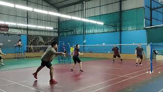 Badminton Casual Match 2024 11 01 Tasya Andrey vs Hans Devin [upl. by Cordelia]