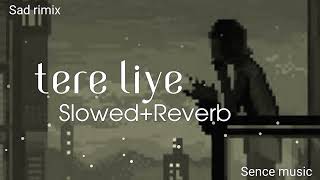 tere liye song  tere liye song lofi  tere liye slowed and reverb  dj sence music [upl. by Calie]