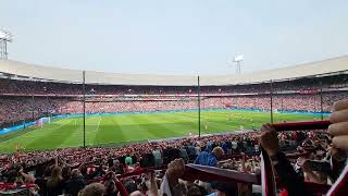 Feyenoord Feyenoord wat gaan we doen vandaag De Kuip tijdens Kampioenswedstrijd 2023 [upl. by Anoyi]