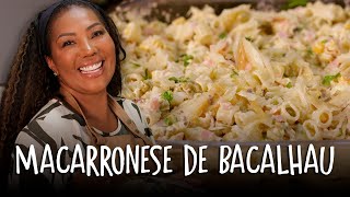 MACARRONESE DE BACALHAU  Silvana Oliveira [upl. by Esyla]