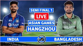 Asian Games 2023 Live India vs Bangladesh Live  IND vs BAN Live Scores amp Commentary  2nd Innings [upl. by Ilehs953]