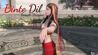 Binte Dil Female  Padmaavat  Animated Song [upl. by Suoirad]