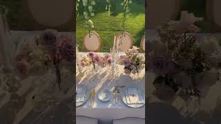 Whimsical Floral Wonderland Dream Wedding Tablescape Credit mitheoevents repost wedding [upl. by Leirud199]