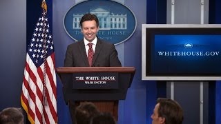 White House Press Secretary Josh Earnest on the Hobby Lobby Decision [upl. by Piefer899]