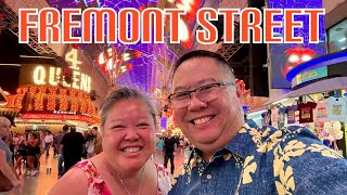 Downtown Las Vegas  Fremont Street Experience Walking Tour [upl. by Aiam653]