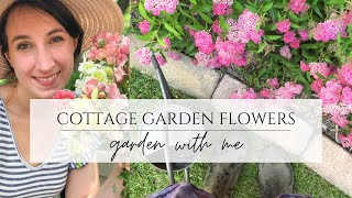 LITTLE COTTAGE GARDEN FLOWER TOUR WINDOW BOX AND COTTAGE PORCH UPDATE NEW CUT FLOWER GARDEN [upl. by Eelymmij]