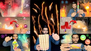 Diwali Crackers Testing 2024 Crazy Fireworks Stash  Yogesh 01 [upl. by Asilak]