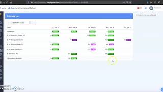 ManageBac Tutorial Attendance [upl. by Accebor]