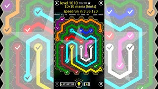 WR Flow Free Hexes  10x10 Mania Hints in 336120 [upl. by Ykcor]