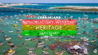 Heritage  Sanctuary  Crab Island Memorial Day 2016  Sky Pro Imaging [upl. by Anaila]