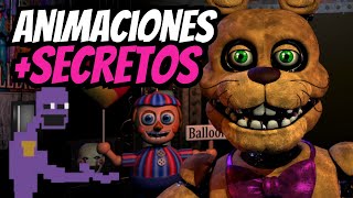 NUEVAS ANIMACIONES y SECRETOS de FNAF 2 DELUXE EDITION [upl. by Channing]