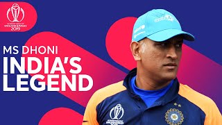 The incredible MS Dhoni  Player Feature  ICC Cricket World Cup [upl. by Quartas]