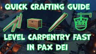 Level Carpentry FAST in Pax Dei [upl. by Assina723]