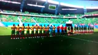 FIFA  Brésil 2014  Cameroun  1er match de poule [upl. by Atsirtal133]