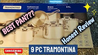 Tramontina Stainless Steel 9 PC Cookware Set l Best Cookware Review l Best Stainless Steel Pans [upl. by Jo104]