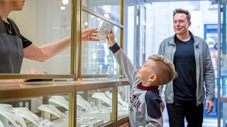 Boy Enters Jewelry Shop To Buy Gift For His Mom Suddenly Elon Musk Appears amp Left Everyone In Tears [upl. by Singhal657]