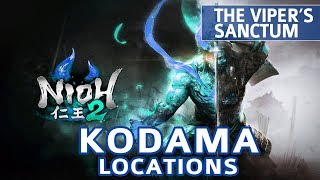 Nioh 2  The Viper’s Sanctum All Kodama Locations [upl. by Lance760]