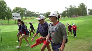 Micd Up following Lilia Vu at the 2024 Solheim Cup [upl. by Bertasi]