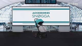 How to Attach a Snøgga Footmuff  Beezy Buggy Accessories  CYBEX [upl. by Acysej667]