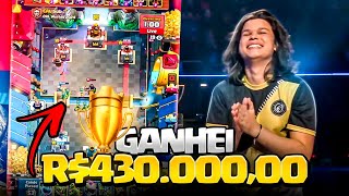 PARTIDA IMPOSSÍVEL CONTRA O SUB QUE ME GARANTIU 430 MIL REAIS NO MUNDIAL DE CLASH ROYALE [upl. by Siurad990]