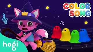 Learn Colors with Halloween Ghost｜Halloween Kids｜Halloween Colors 🎃｜Halloween Song｜Pinkfong amp Hogi [upl. by Reviere423]