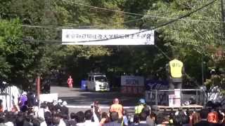 第91回箱根駅伝予選会 城西大 村山紘太 一位ゴール 20141018 [upl. by Artenra]