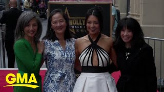 Mulan star MingNa Wen receives star on Hollywood Walk of Fame l GMA [upl. by Inger]