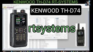 KENWOOD D74  RT SYSTEMS PROGRAMING [upl. by Ennovad]