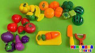 Este es el Color Rojo 🍓🍅🍒 Frutas Vegetales y Colores ✨ Videos para niños  Mimonona Stories [upl. by Yntruoc]