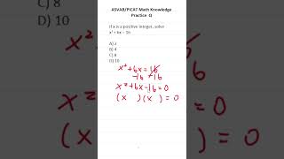 ASVABPiCAT Math Knowledge Practice Test Question Factoring acetheasvab with grammarhero afqt [upl. by Clementina87]