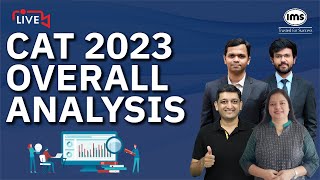 CAT 2023 Overall Analysis  Slot 1 2 3  CAT 2023 Expected Cutoff  CAT 2023 Scores Vs Percentile [upl. by Carley]