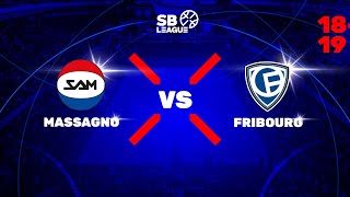 SB League  Day 14 MASSAGNO vs FRIBOURG [upl. by Schacker]