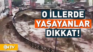 Kuvvetli Yağış Sel ve Su Baskını Tehlikesi Oluşturacak  NTV [upl. by Eiznik537]