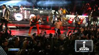 Bruno Mars amp Red Hot Chili Peppers LIVE at Super Bowl 2014 Halftime Show NFL [upl. by Ailices]