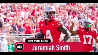 Ohio State’s Jeremiah Smith on differences from high school to college football [upl. by Gladis]