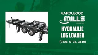 Hydraulic Log Loader  Portable Sawmills [upl. by Arihsa]