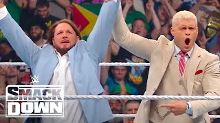 MUST WATCH AJ Styles Addresses His Future  WWE SmackDown Highlights 53124  WWE on USA [upl. by Wandis]