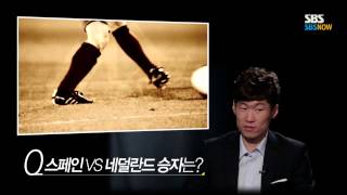 SBS 박지성의 집중분석 때문에  스페인 vs 네덜란드히딩크 코멘트 [upl. by Pliner]