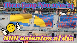 Camp Nou works 102124 quot800 daily seatsquot [upl. by Jaquiss371]