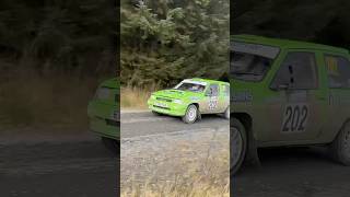 VAUXHALL NOVA RALLY CAR CAMBRIAN RALLY [upl. by Hewie]