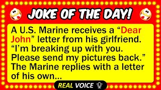 🤣 BEST JOKE OF THE DAY  A Marine received a quotDear Johnquot letter from his  Funny Daily Jokes [upl. by Lobell]