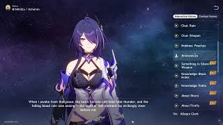 Acheron Voice Lines ENGLISH  Honkai Star Rail [upl. by Sahc]