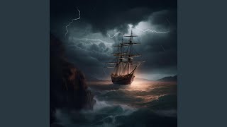 Pirate Ship Ambience Thunderstorm For Focus [upl. by Edyak]