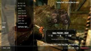 Skyrim Mods  Bandolier  Bags and Pouches [upl. by Bolan]