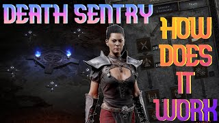 DEATH SENTRY Skill Explained for New Players  Diablo 2 Resurrected D2R [upl. by Ronacin]