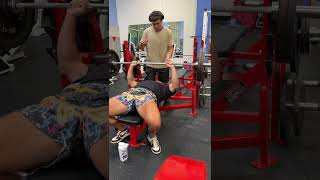 225 Bench Press Challenge fitnesstips workoutips gymworkout 225bench chestworkout [upl. by Yenruoc764]