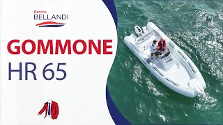 GOMMONE HR 65 con motore HONDA da 40 cavalli guida anche senza patente  Barche Bellandi [upl. by Giulio]