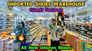 Imported Shoes Warehouse 🤯😍 Unseen Shoes  Delhi Shoes Market  Shoes Wholesale Market Ballimaran [upl. by Kcinom914]