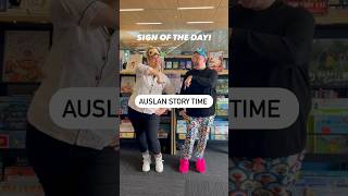 SIGN OF THE DAY  AUSLAN STORY TIME BookWeek StoryTime Auslan [upl. by Irem]