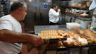 Heat of the Master Bakers Bakery  Baking 100s of Breads at 600am in the morning at Camden Bakery [upl. by Inalaeham513]